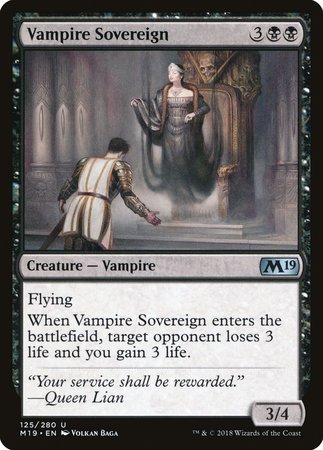 Vampire Sovereign [Core Set 2019] | Mega City Incorporated