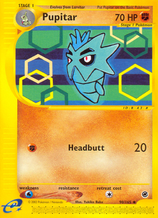 Pupitar (90/165) [Expedition: Base Set] | Mega City Incorporated