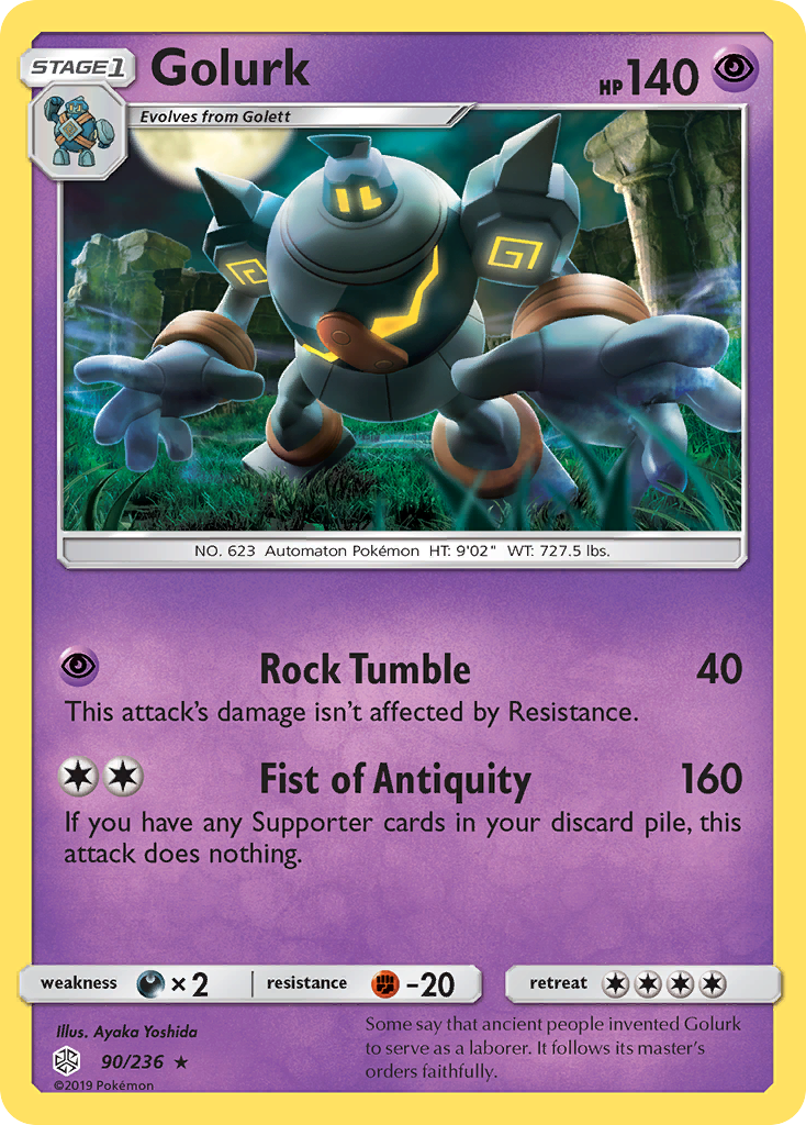 Golurk (90/236) [Sun & Moon: Cosmic Eclipse] | Mega City Incorporated