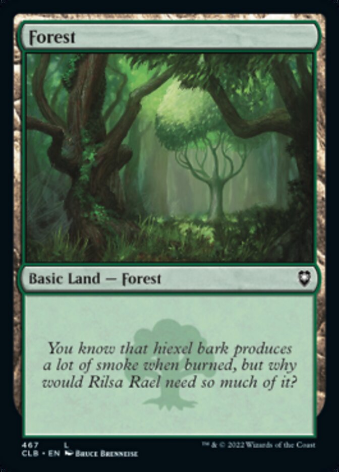 Forest (467) [Commander Legends: Battle for Baldur's Gate] | Mega City Incorporated