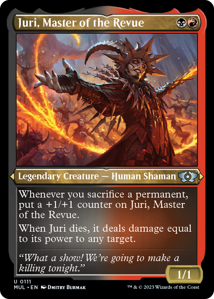 Juri, Master of the Revue (Foil Etched) [Multiverse Legends] | Mega City Incorporated