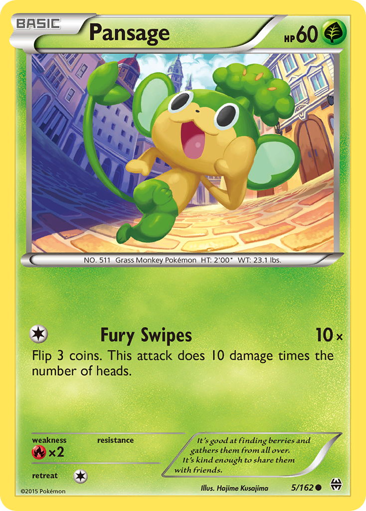 Pansage (5/162) [XY: BREAKthrough] | Mega City Incorporated