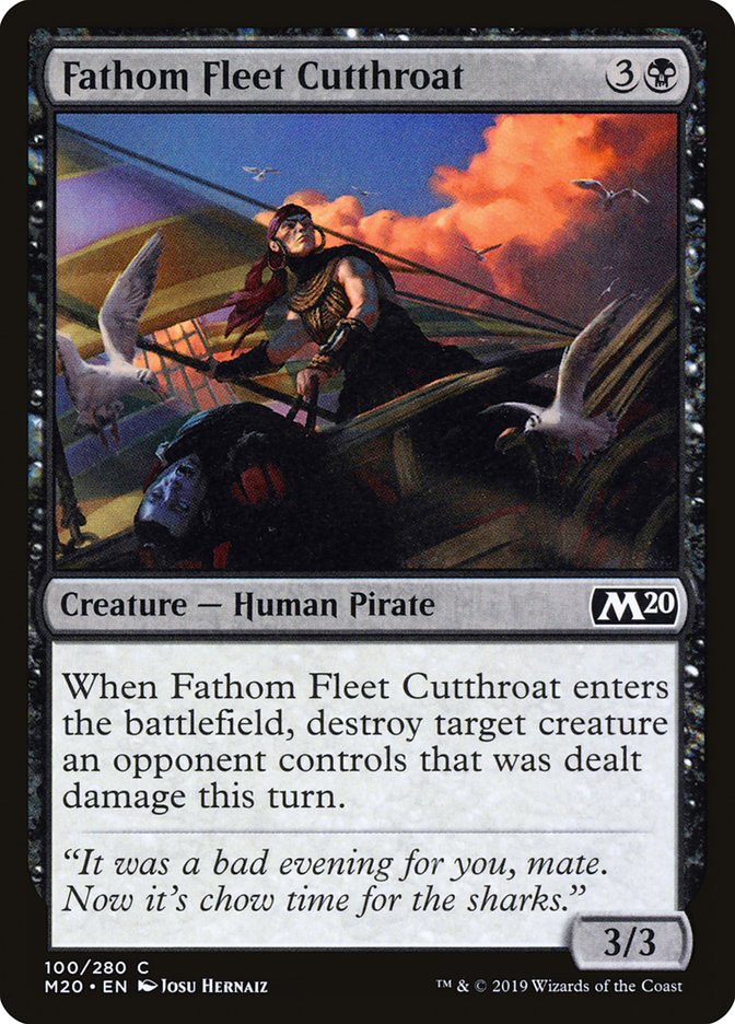 Fathom Fleet Cutthroat [Core Set 2020] | Mega City Incorporated