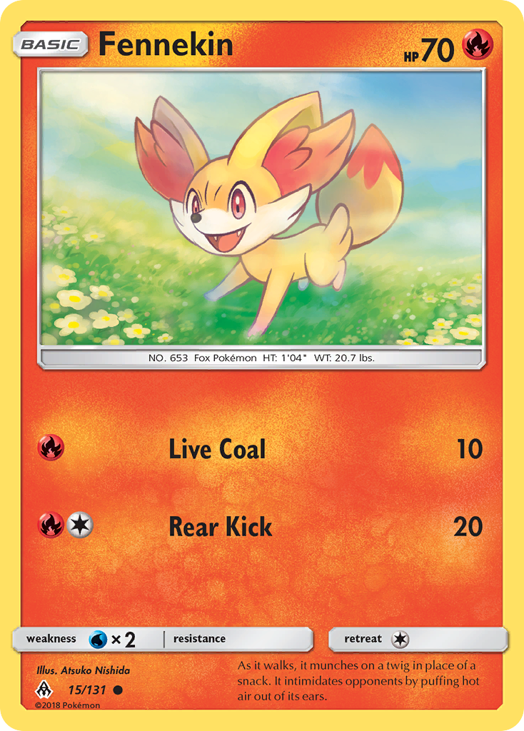 Fennekin (15/131) [Sun & Moon: Forbidden Light] | Mega City Incorporated