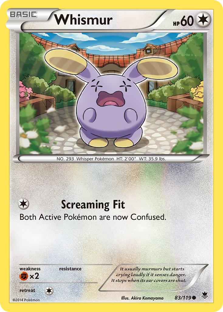 Whismur (83/119) [XY: Phantom Forces] | Mega City Incorporated