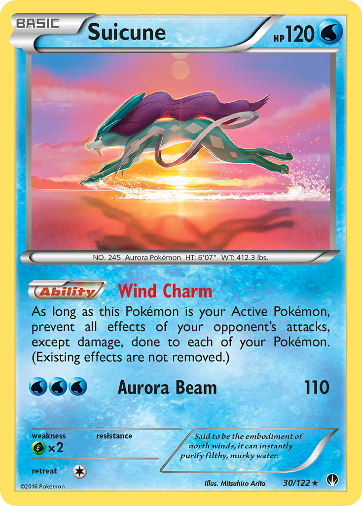 Suicune (30/122) [XY: BREAKpoint] | Mega City Incorporated