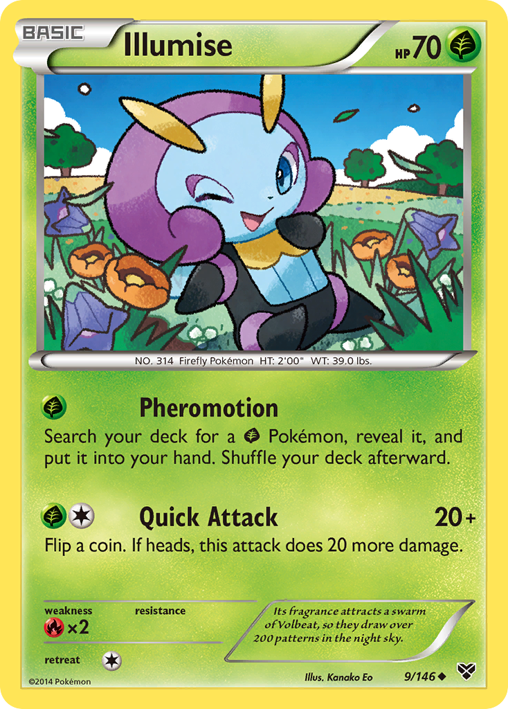 Illumise (9/146) [XY: Base Set] | Mega City Incorporated