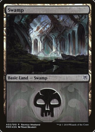 Swamp - Dimir (A02) [GRN Ravnica Weekend] | Mega City Incorporated