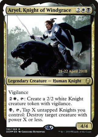 Aryel, Knight of Windgrace [Dominaria Promos] | Mega City Incorporated