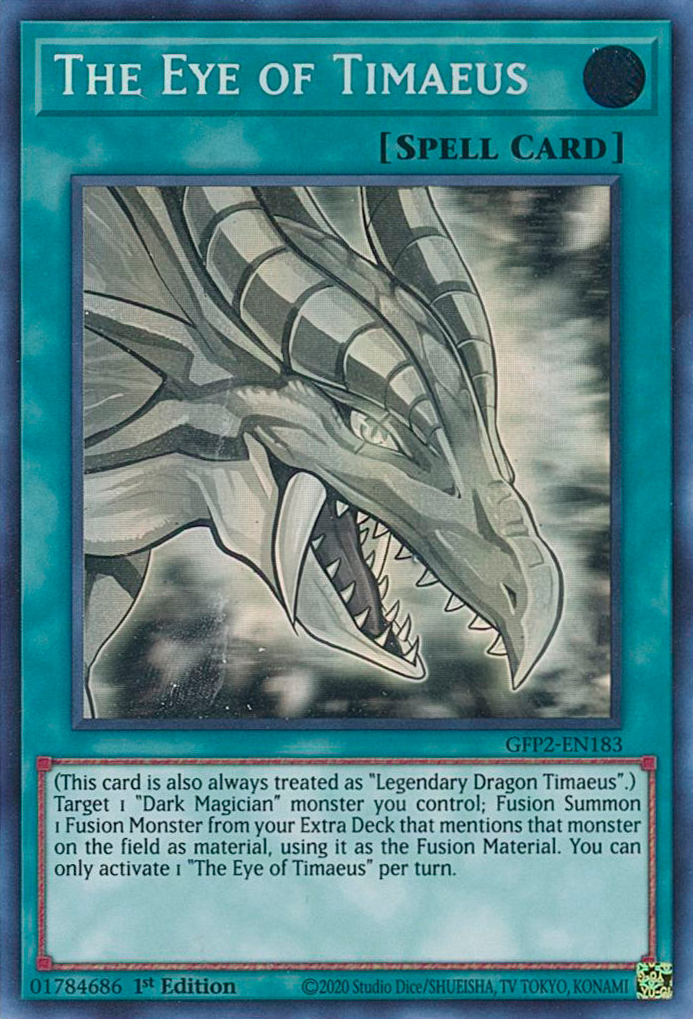 The Eye of Timaeus [GFP2-EN183] Ghost Rare | Mega City Incorporated