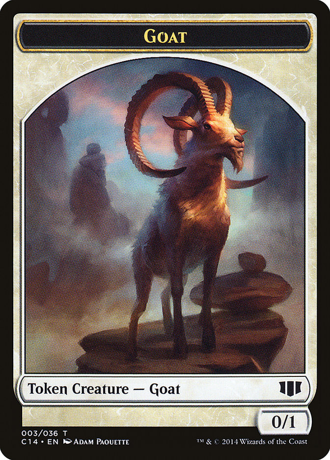 Wurm (032/036) // Goat Double-sided Token [Commander 2014 Tokens] | Mega City Incorporated