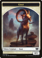 Goblin // Goat Double-sided Token [Commander 2014 Tokens] | Mega City Incorporated