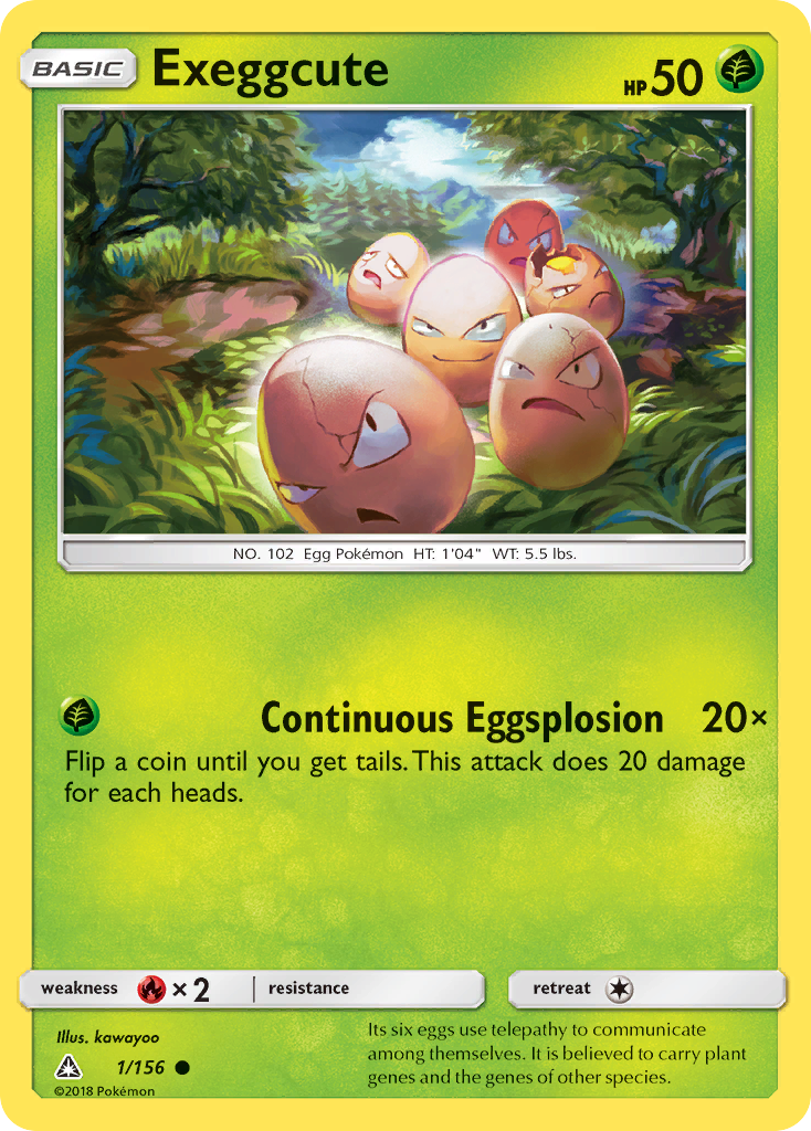 Exeggcute (1/156) [Sun & Moon: Ultra Prism] | Mega City Incorporated