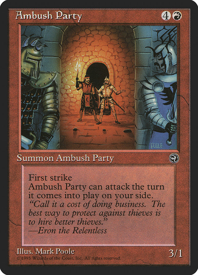 Ambush Party (Eron Flavor Text) [Homelands] | Mega City Incorporated