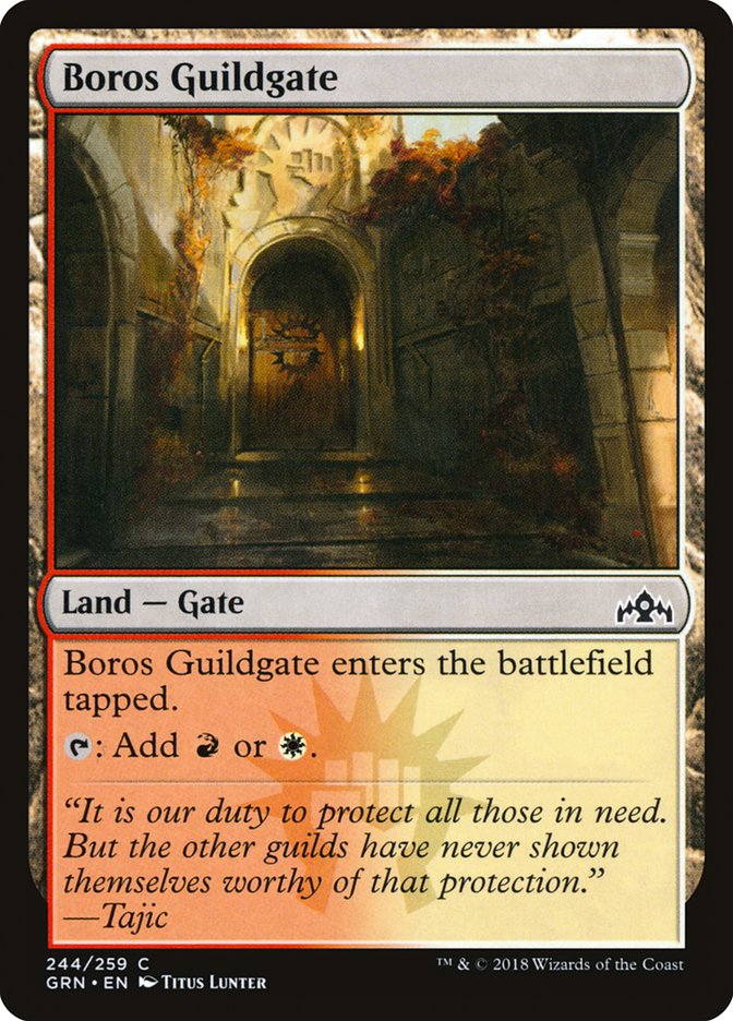 Boros Guildgate (244/259) [Guilds of Ravnica] | Mega City Incorporated