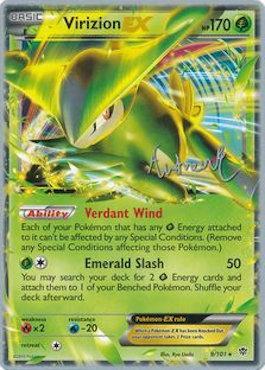 Virizion EX (9/101) (Emerald King - Andrew Estrada) [World Championships 2014] | Mega City Incorporated