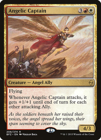 Angelic Captain [Battle for Zendikar] | Mega City Incorporated