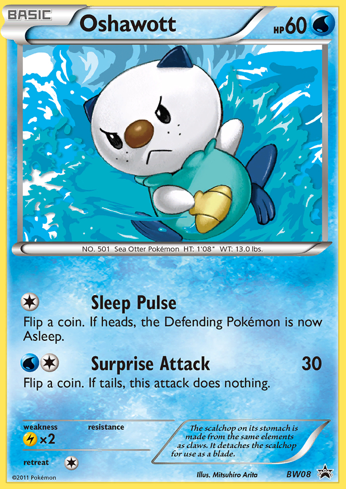 Oshawott (BW08) [Black & White: Black Star Promos] | Mega City Incorporated