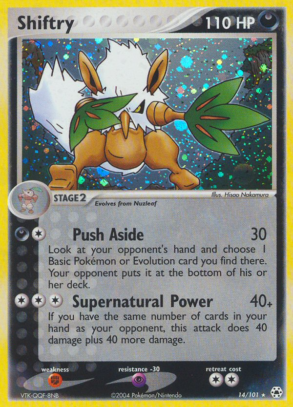 Shiftry (14/101) [EX: Hidden Legends] | Mega City Incorporated
