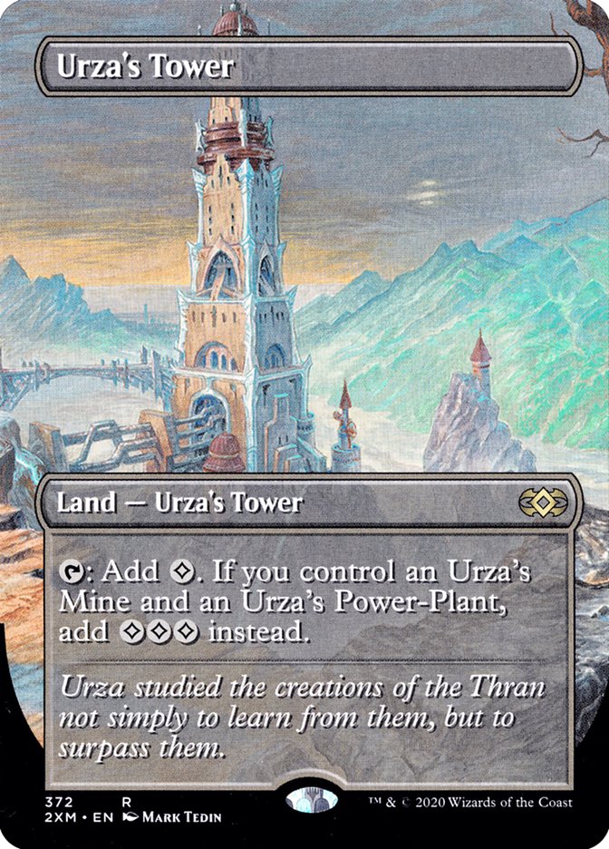 Urza's Tower (Borderless) [Double Masters] | Mega City Incorporated