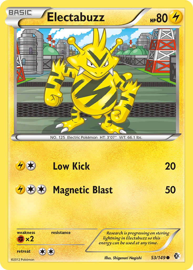 Electabuzz (53/149) [Black & White: Boundaries Crossed] | Mega City Incorporated