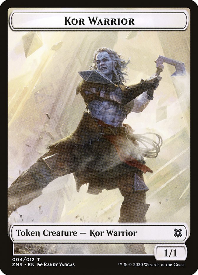 Kor Warrior Token [Zendikar Rising] | Mega City Incorporated