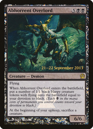 Abhorrent Overlord [Theros Promos] | Mega City Incorporated