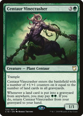 Centaur Vinecrasher [Commander 2018] | Mega City Incorporated