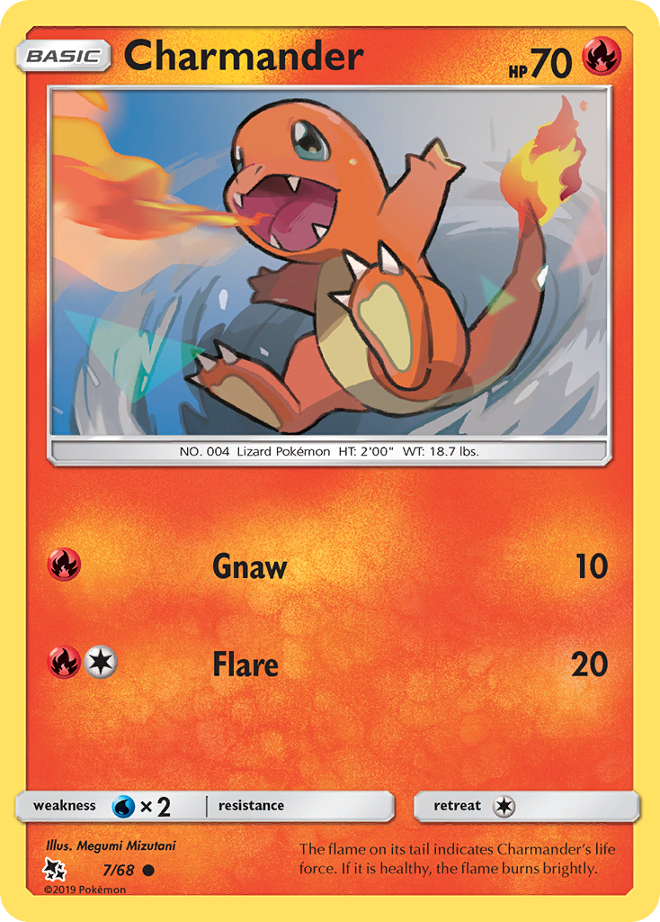 Charmander (7/68) [Sun & Moon: Hidden Fates] | Mega City Incorporated