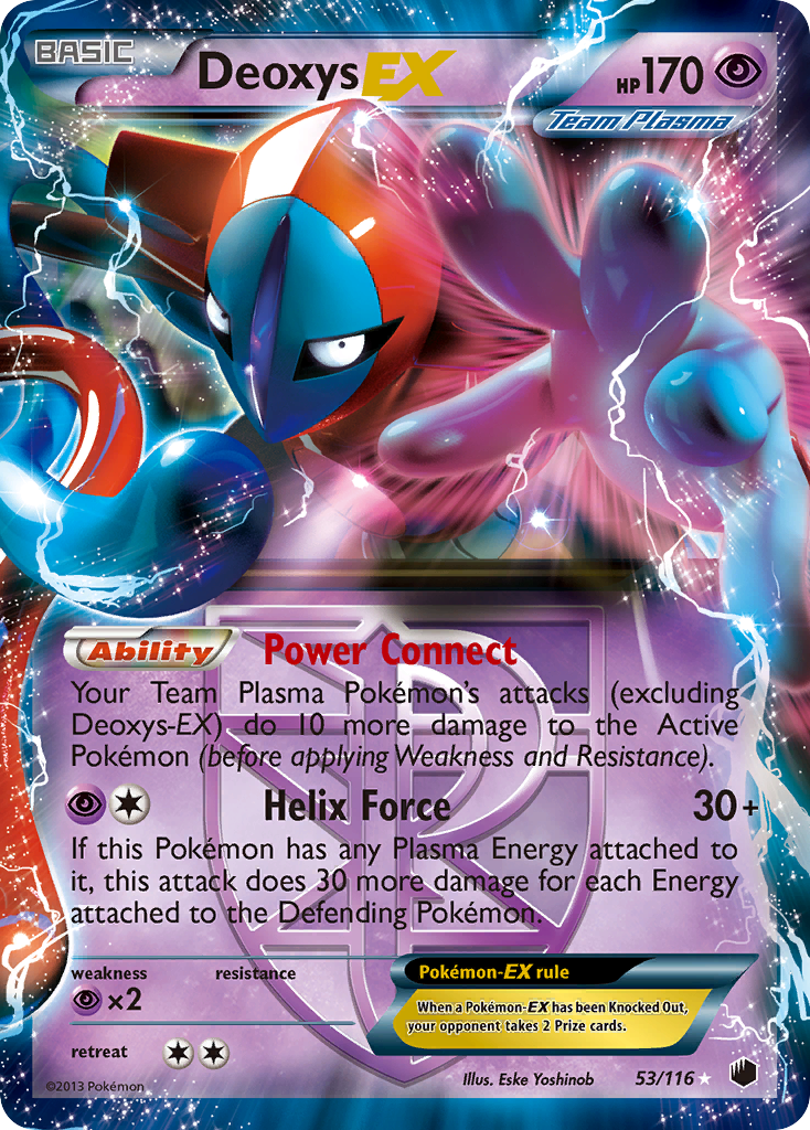 Deoxys EX (53/116) [Black & White: Plasma Freeze] | Mega City Incorporated