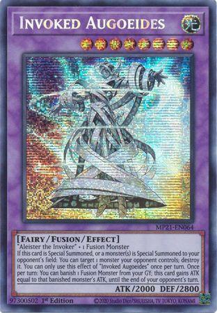 Invoked Augoeides [MP21-EN064] Prismatic Secret Rare | Mega City Incorporated