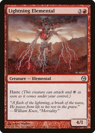 Lightning Elemental [Duels of the Planeswalkers] | Mega City Incorporated