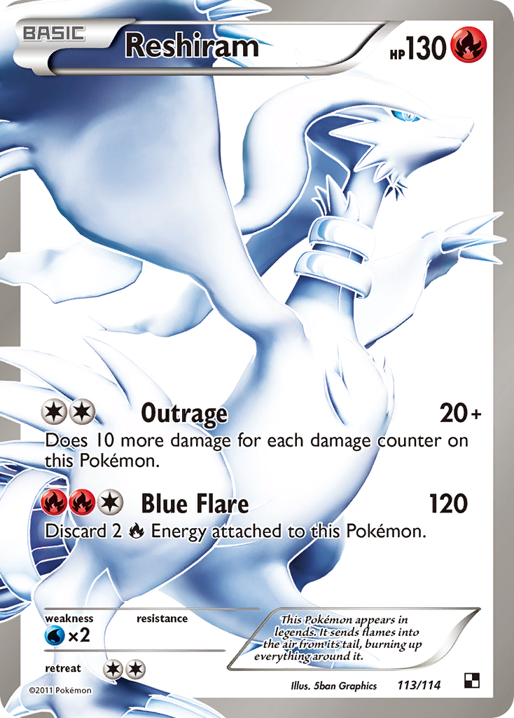 Reshiram (113/114) [Black & White: Base Set] | Mega City Incorporated