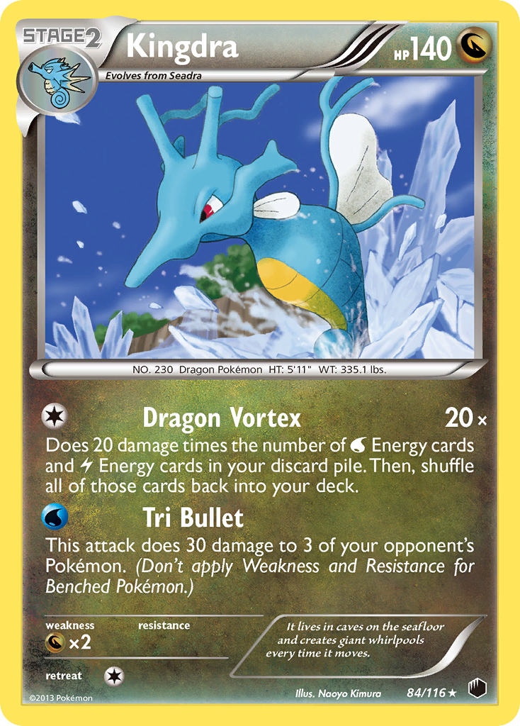 Kingdra (84/116) [Black & White: Plasma Freeze] | Mega City Incorporated