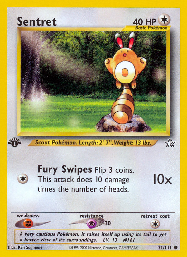 Sentret (71/111) [Neo Genesis 1st Edition] | Mega City Incorporated