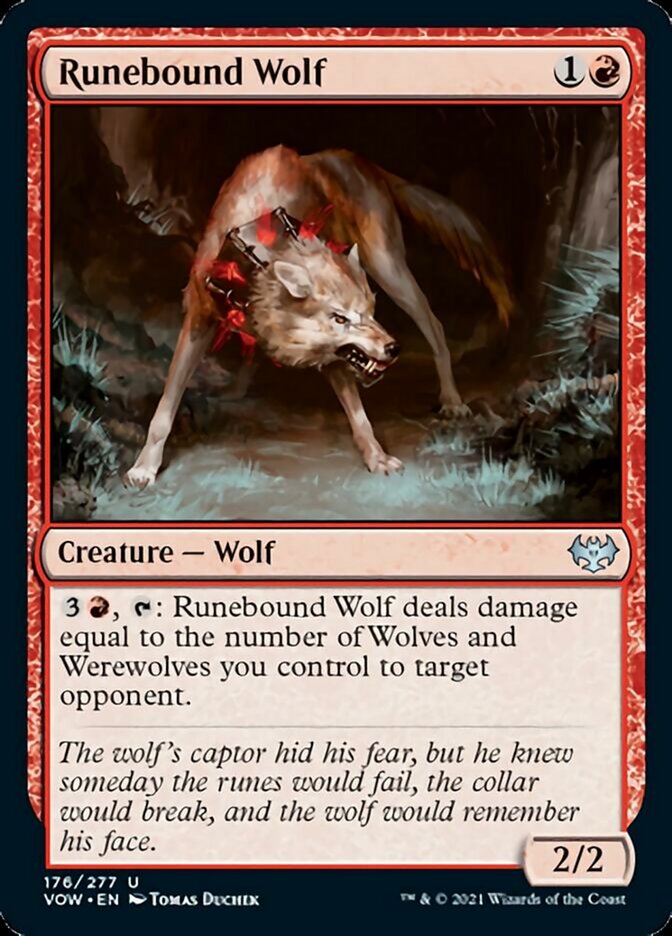 Runebound Wolf [Innistrad: Crimson Vow] | Mega City Incorporated