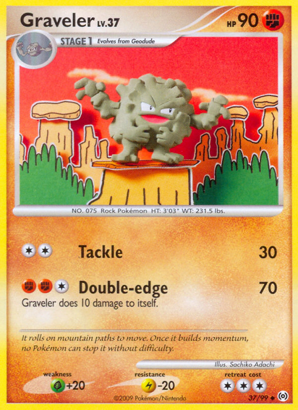 Graveler (37/99) [Platinum: Arceus] | Mega City Incorporated