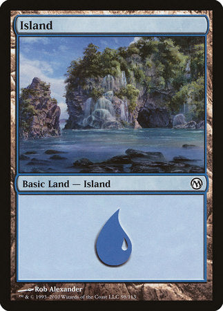 Island (98) [Duels of the Planeswalkers] | Mega City Incorporated