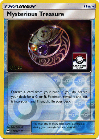 Mysterious Treasure (113/131) (League Promo Staff) [Sun & Moon: Forbidden Light] | Mega City Incorporated