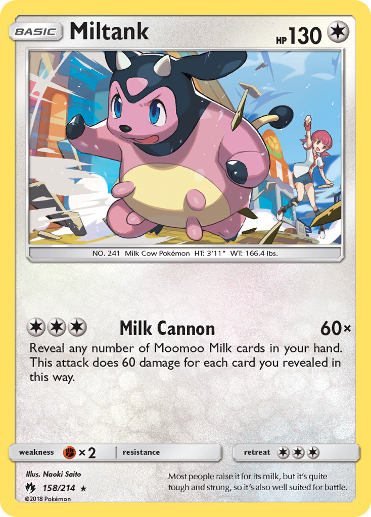 Miltank (158/214) [Sun & Moon: Lost Thunder] | Mega City Incorporated