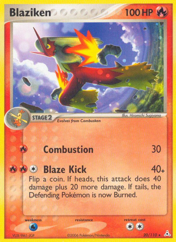 Blaziken (20/110) [EX: Holon Phantoms] | Mega City Incorporated