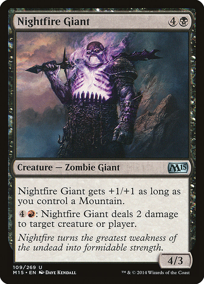 Nightfire Giant [Magic 2015] | Mega City Incorporated