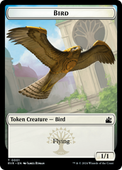 Bird // Spirit (0004) Double-Sided Token [Ravnica Remastered Tokens] | Mega City Incorporated