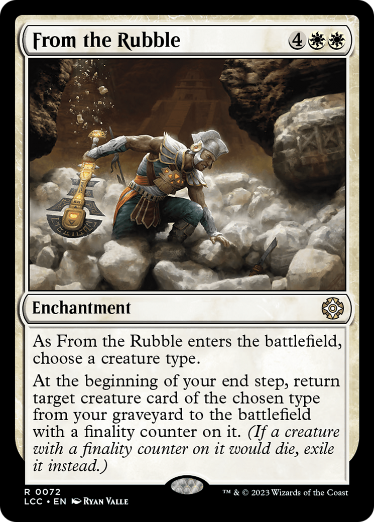 From the Rubble [The Lost Caverns of Ixalan Commander] | Mega City Incorporated