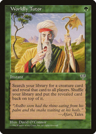 Worldly Tutor [Mirage] | Mega City Incorporated