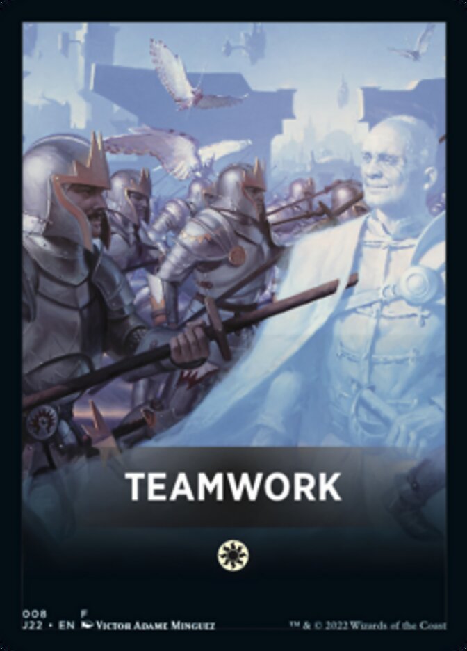 Teamwork Theme Card [Jumpstart 2022 Front Cards] | Mega City Incorporated