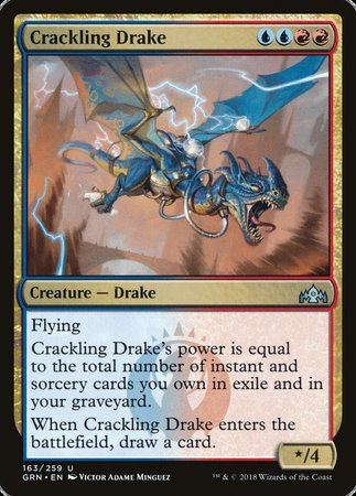 Crackling Drake [Guilds of Ravnica] | Mega City Incorporated