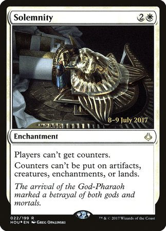 Solemnity [Hour of Devastation Promos] | Mega City Incorporated