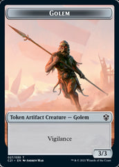 Golem (027) // Thopter Token [Commander 2021 Tokens] | Mega City Incorporated