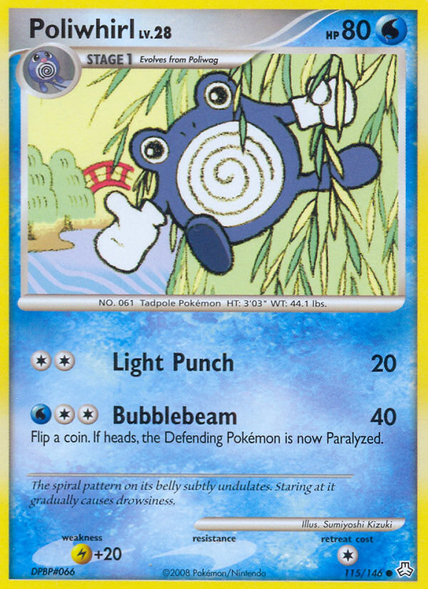 Poliwhirl (115/146) [Diamond & Pearl: Legends Awakened] | Mega City Incorporated